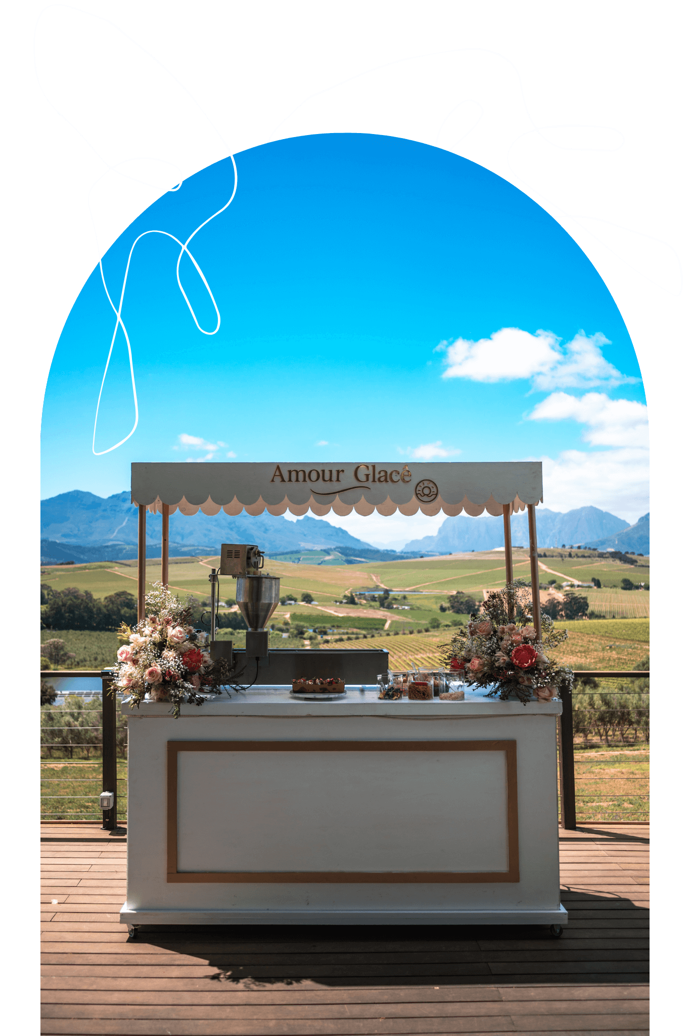 amour glace event dessert carts wedding cape town (1) (1)