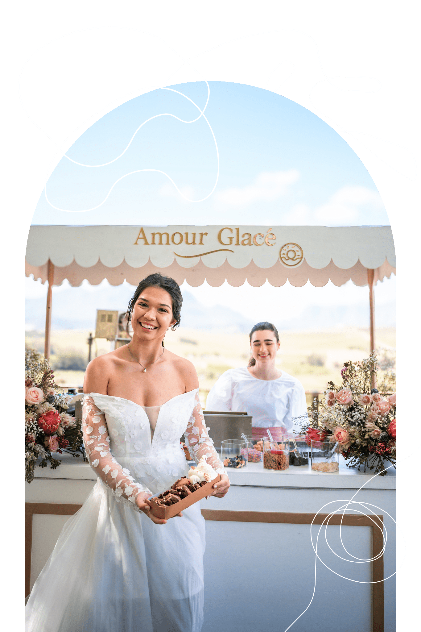 amour glace event dessert carts wedding cape town min
