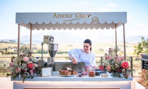Belgian Brownie Bar amour glace gelato cart hire (1)