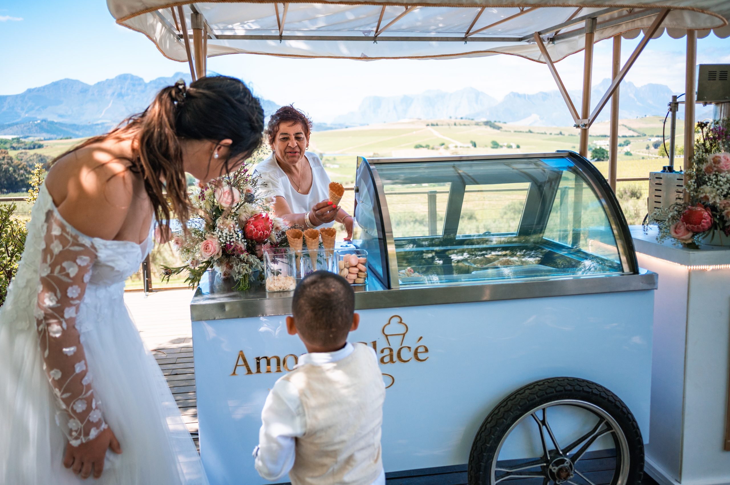 Gelato Cart amour glace luxury events dessert carts weddings western cape (34)